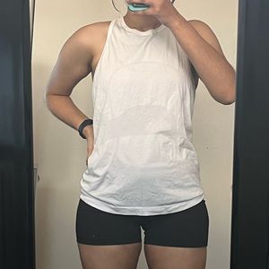 White Racerback Lululemon Tank